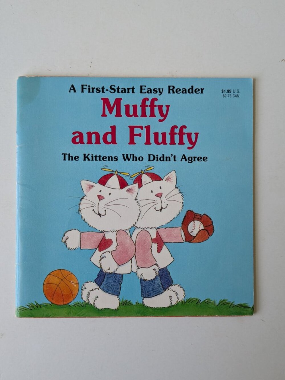 5/$15 Kids Book Muffy & Fluffy First Start Easy Reader 1988 Troll PreK Reading